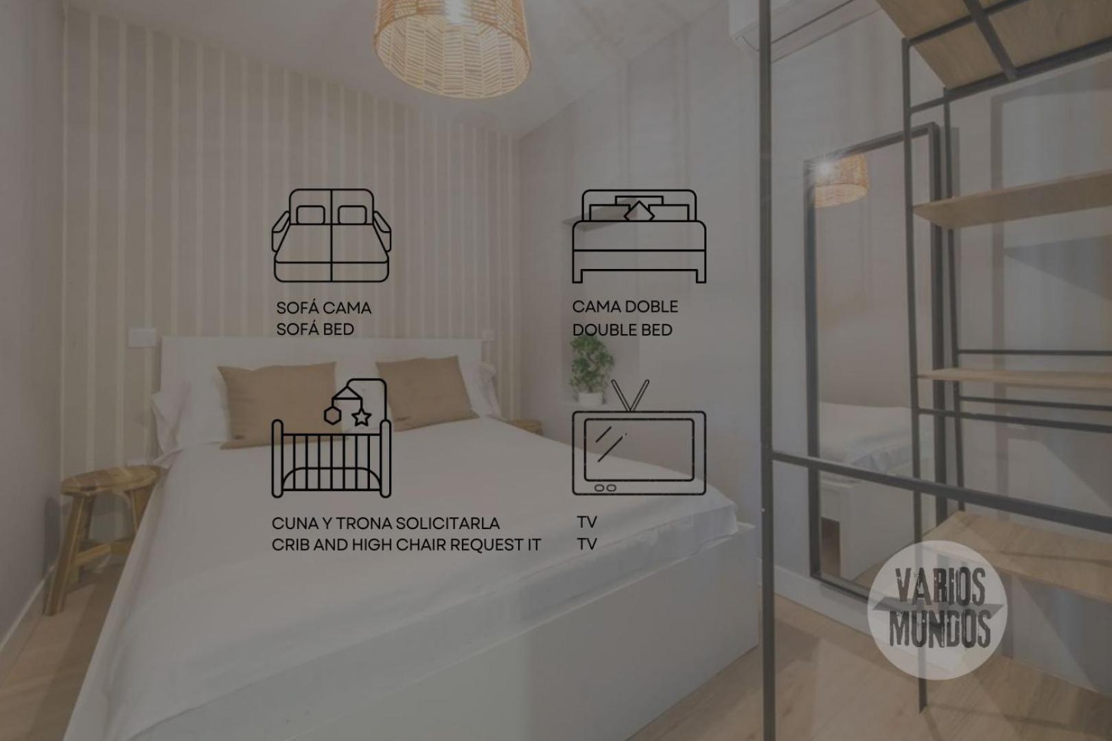 New&Cool Apt En El Centro De Madrid Para 9Pax E2 Exterior photo